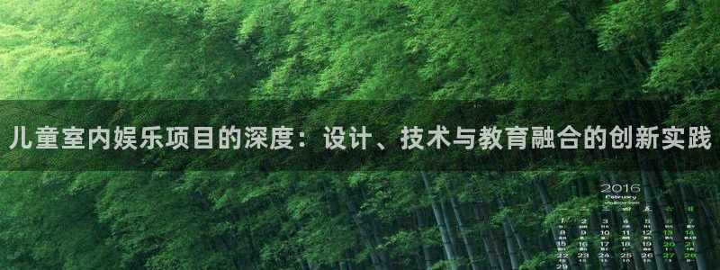 长征娱乐平台注册：儿童室内娱乐项目的深度：设计、技术与教育融合的创新实践