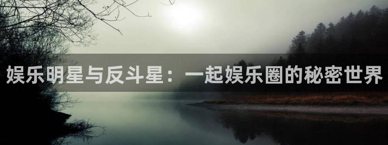 长征娱乐平台注册：娱乐明星与反斗星：一起娱乐圈的秘密世界