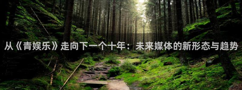 长征娱乐：从《青娱乐》走向下一个十年：未来媒体的新形态与趋势