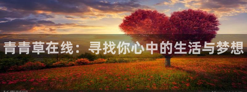 长征娱乐主管：青青草在线：寻找你心中的生活与梦想